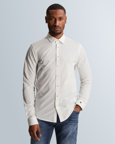 Shirt in twill jersey – Snow White – Dress shirts | CAST IRON