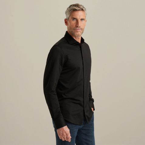 Elevated Knit shirt – Moonless Night – Shirts | VANGUARD