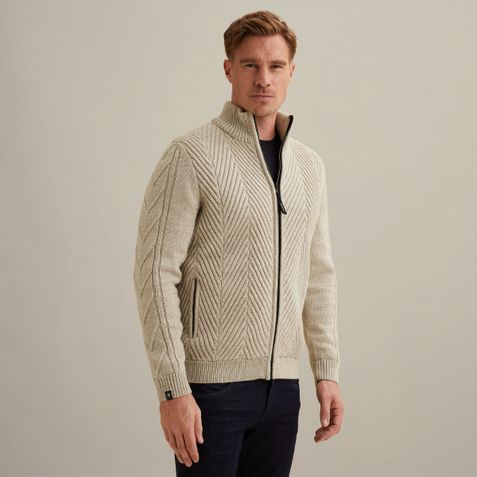 Cardigan in wool – Castle Wall – Knitwear | VANGUARD
