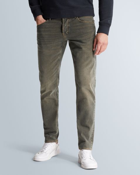 Shiftback tapered fit jeans – Black Indigo – Regular fit | CAST IRON