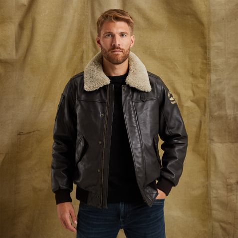 Veste en cuir Boston – Brown – Vestes en cuir | PME LEGEND