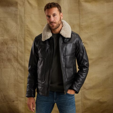 Veste en cuir Auckland – Moonless Night – Vestes en cuir | PME LEGEND