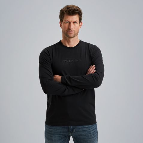 T-shirt with long sleeves – Black Indigo – T-shirts & polo shirts | PME LEGEND