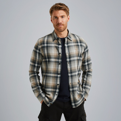 Shirt with check pattern – Black Indigo – Shirts | PME LEGEND