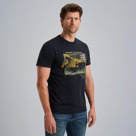 T-shirt with artwork – Black Indigo – T-shirts & polo shirts | PME LEGEND