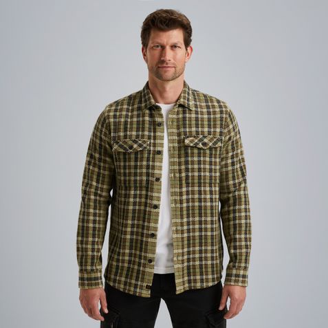 Shirt jacket with check pattern – Elmwood – Shirts | PME LEGEND