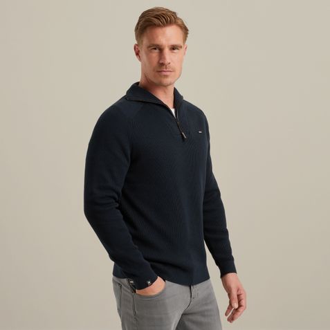 Half-zip pullover – Black Indigo – New in | VANGUARD