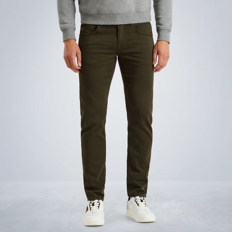 Tailwheel slim fit pants in colored denim – Elmwood – Pants | PME LEGEND