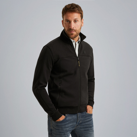 Sweat jacket with zipper closure – Moonless Night – Sweatshirts & hoodies | PME LEGEND