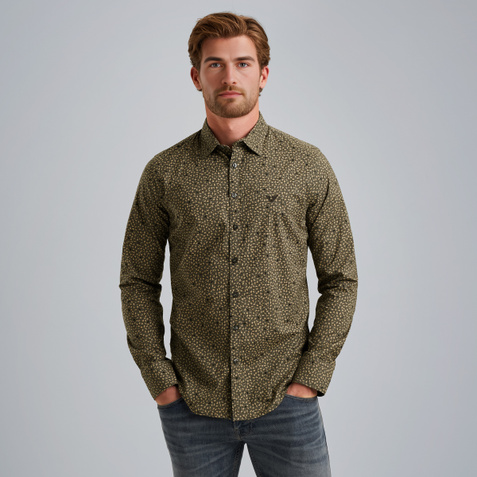 Shirt with allover print – Weeping Willow – Shirts | PME LEGEND