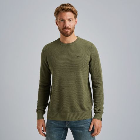 Pullover with waffle texture – Elmwood – Pullovers | PME LEGEND