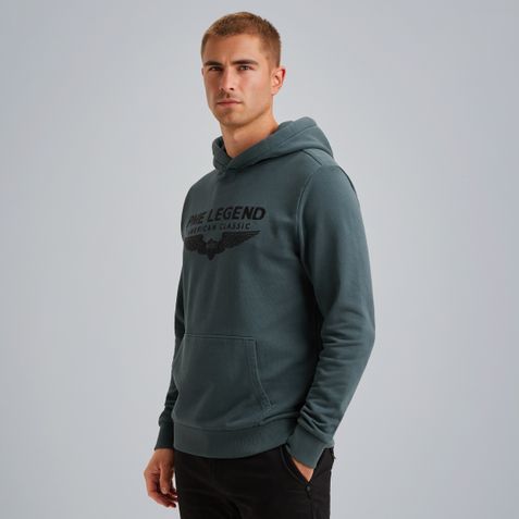 Hoodie with logo – Black Indigo – Sweatshirts & hoodies | PME LEGEND