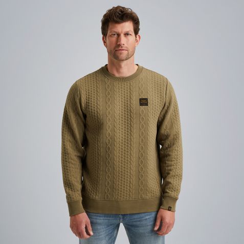 Sweatshirt in jacquard sweat fabric – Elmwood – Sweatshirts & hoodies | PME LEGEND