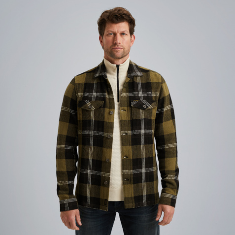 Shirt jacket with check pattern – Weeping Willow – Shirts | PME LEGEND