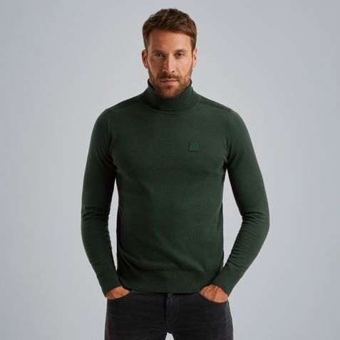 Pullover with stand-up collar – Elmwood – Knitwear | PME LEGEND
