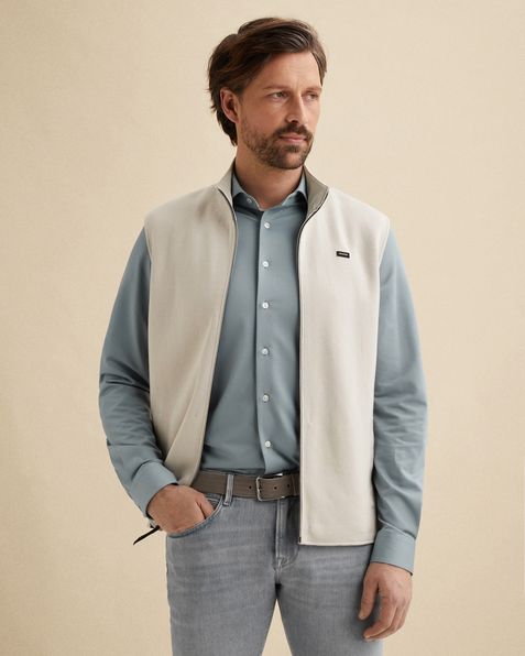 Wendbare Strickjacke ohne Ärmel – Castle Wall – Strickjacken | VANGUARD