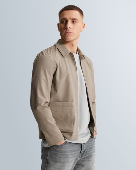 Shirt jacket with zipper closure and pockets – Castle Wall – Blazers | CAST IRON