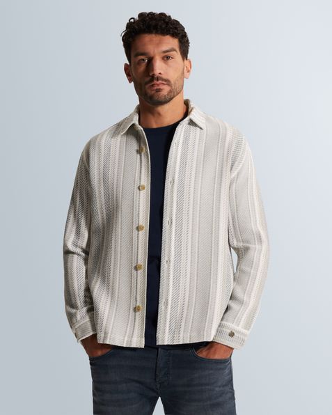 Shirt jacket with multicolored stripe pattern – Castle Wall – Shirt jackets | CAST IRON