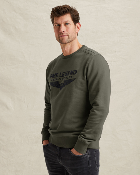 Sweatshirt met logo – Elmwood – Sweatshirts | PME LEGEND