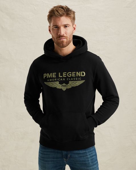Hoodie met logo – Moonless Night – Hoodies | PME LEGEND