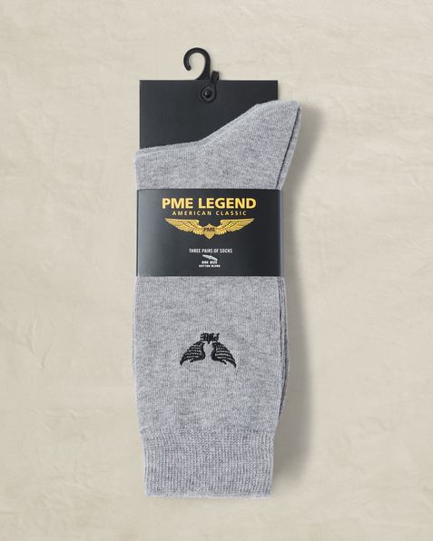 3-Pack Sokken – Grey Comfort Denim – Sokken | PME LEGEND