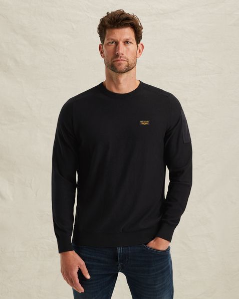 Pullover in cotton/modal – Moonless Night – Pullovers | PME LEGEND