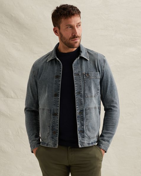 Denim worker jacket – Black Indigo – Zomerjassen | PME LEGEND