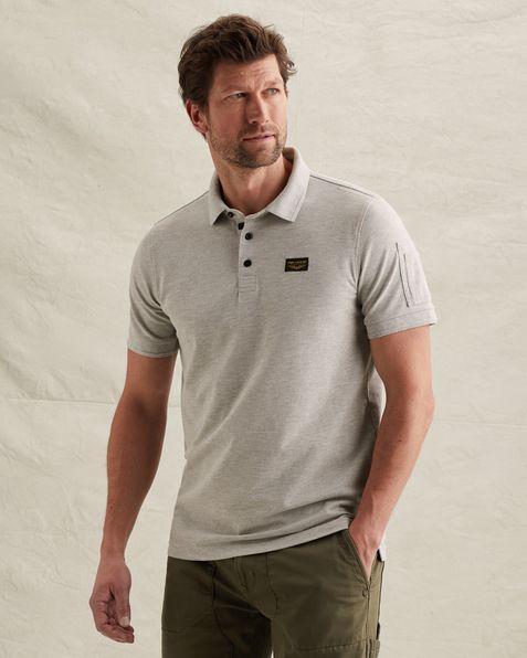 American Classic polo – Grey Comfort Denim – Polo's | PME LEGEND