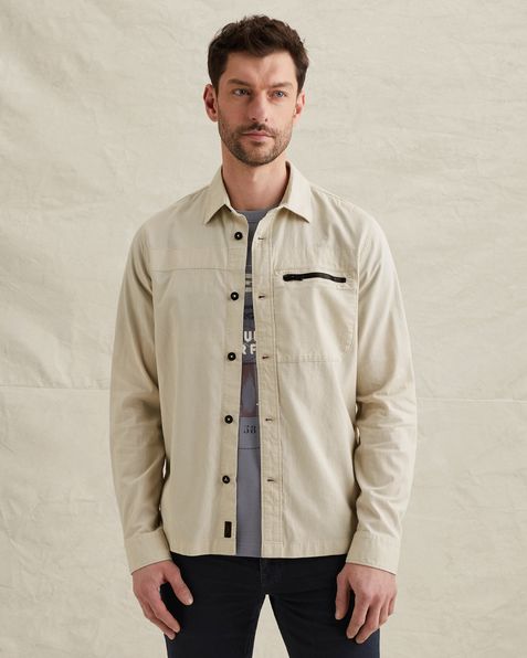 Shirt jacket with button closure and chest pocket – Castle Wall – Casual shirts | PME LEGEND
