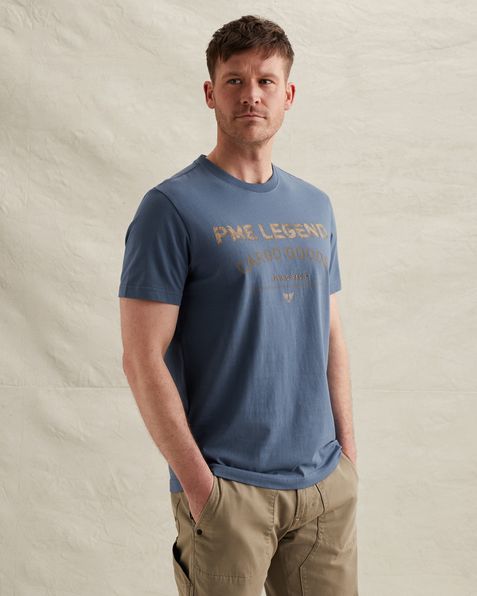 T-shirt with signature artwork – Black Indigo – T-shirts | PME LEGEND
