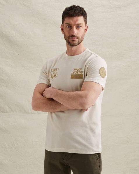 T-shirt in jersey with multiple badges – Snow White – T-shirts | PME LEGEND
