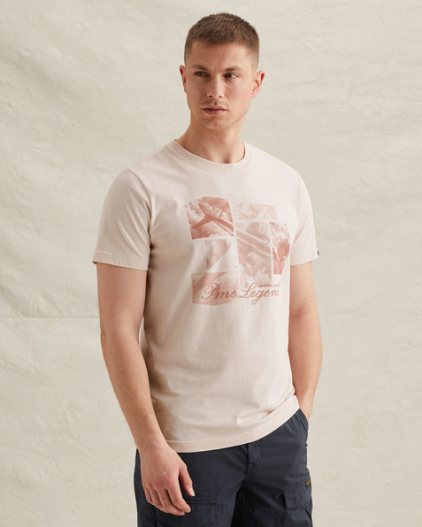 T-shirt in jersey with rugged artwork – Mellow Rose – T-shirts | PME LEGEND