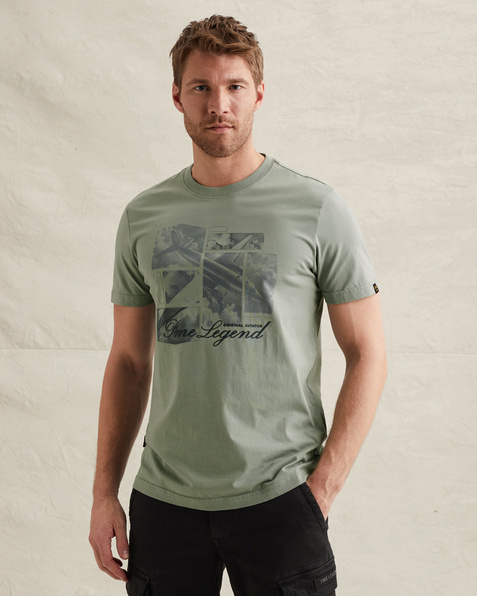 T-shirt in jersey with rugged artwork – Weeping Willow – T-shirts | PME LEGEND