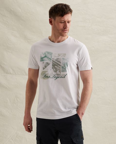 T-shirt in jersey with rugged artwork – Snow White – T-shirts | PME LEGEND