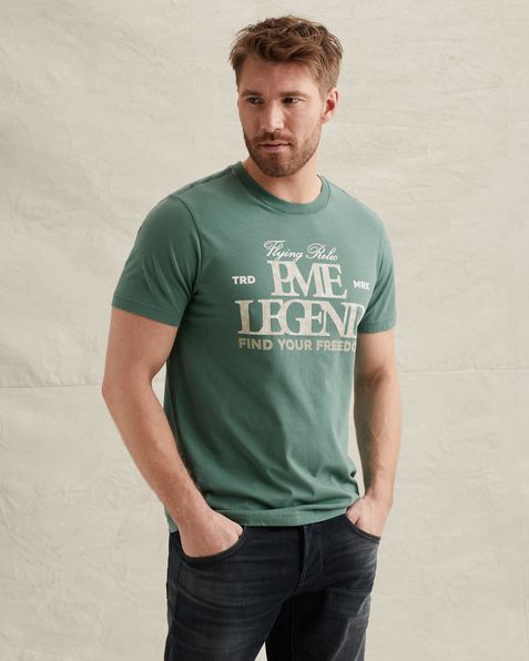 T-shirt en jersey avec grand graphisme – Weeping Willow – T-shirts | PME LEGEND