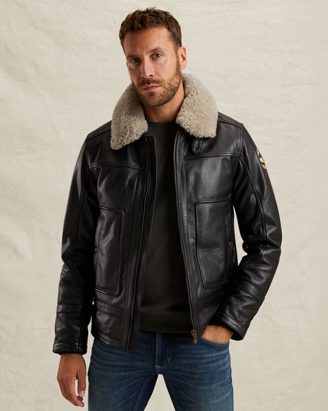 Veste en cuir Auckland – Moonless Night – Vestes en cuir | PME LEGEND