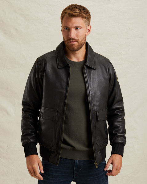 Greenville leather jacket – Moonless Night – Leather jackets | PME LEGEND