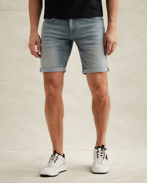 Tailwheel slim fit shorts – Grey Comfort Denim – Shorts | PME LEGEND