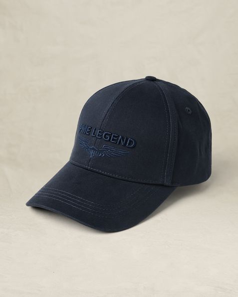 Kappe aus Twill mit gesticktem Logo – Black Indigo – Caps | PME LEGEND
