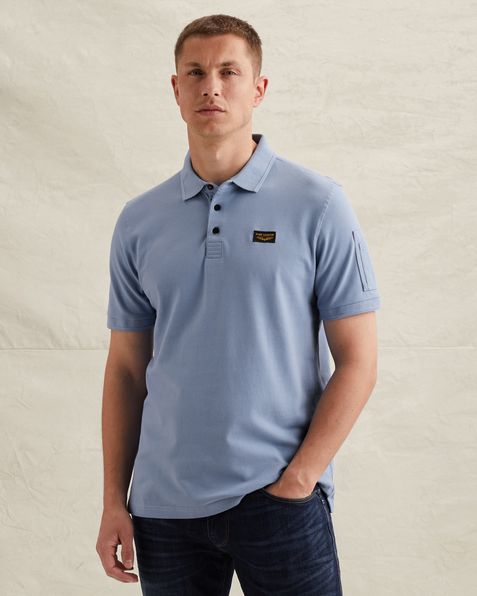 American Classic Poloshirt – Black Indigo – Poloshirts | PME LEGEND