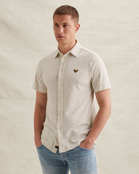 Chemise avec imprimé intégral et manches courtes – Snow White – Chemises décontractées | PME LEGEND