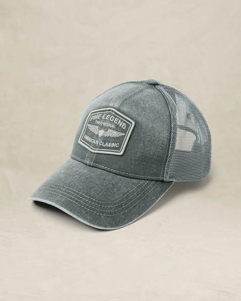 Kappe aus gewaschener Baumwolle mit Badge – Weeping Willow – Caps | PME LEGEND