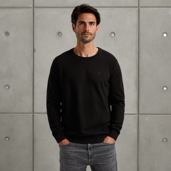 Pullover with crewneck – Moonless Night – Knitwear | CAST IRON