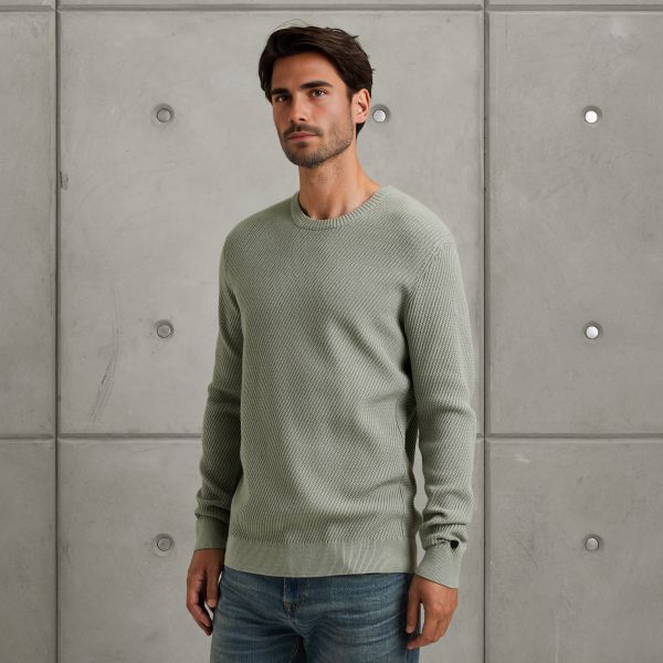 Pullover in Ecovero viscose blend – Weeping Willow – Knitwear | CAST IRON