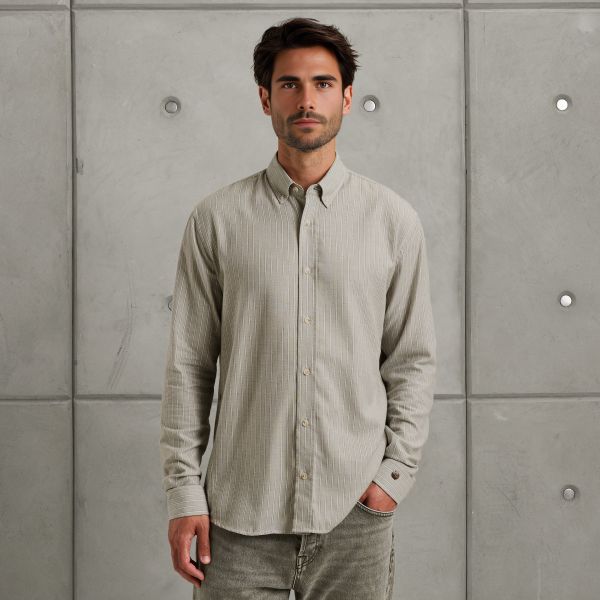 Shirt with stripe pattern – Weeping Willow – Shirts | CAST IRON