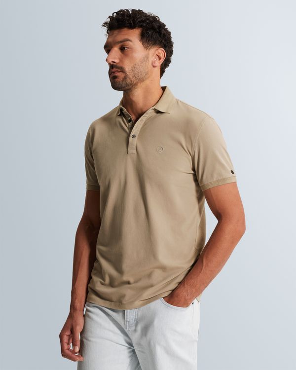 Polo shirt in piqué with stretch – Castle Wall – Polo shirts | CAST IRON