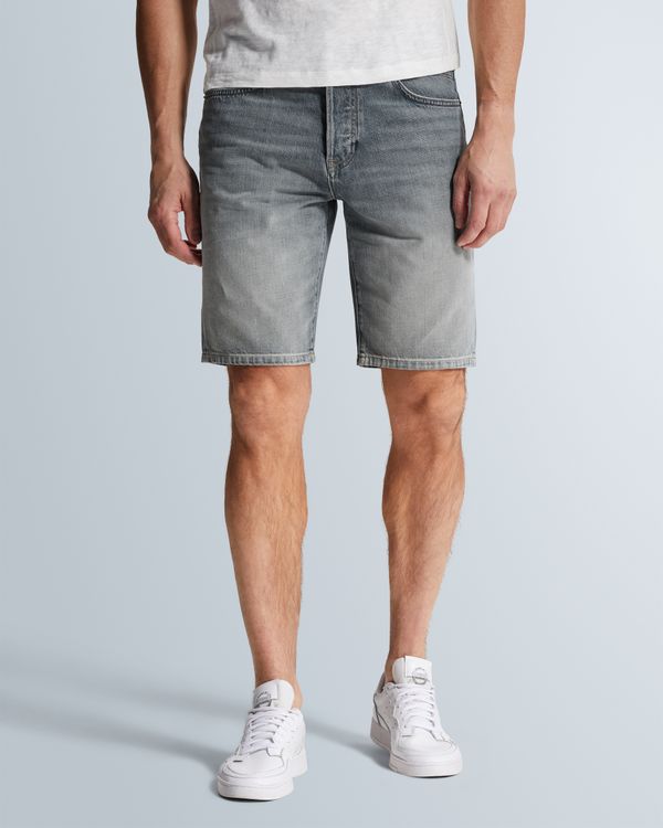 Valver regular fit shorts – Grey Comfort Denim – Shorts | CAST IRON