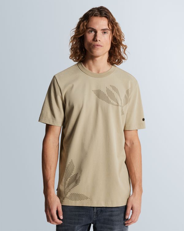 T-shirt met off-placed artwork – Castle Wall – T-shirts | CAST IRON