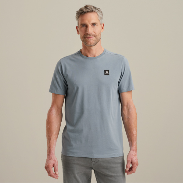 T-Shirt mit Badge – Black Indigo – T-shirts & polo shirts | VANGUARD