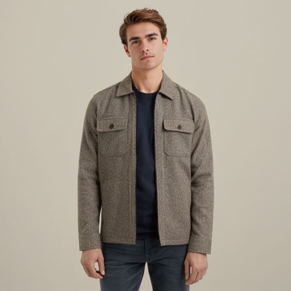 Hemdjacke mit Brusttaschen – Grey Comfort Denim – Shirts | VANGUARD